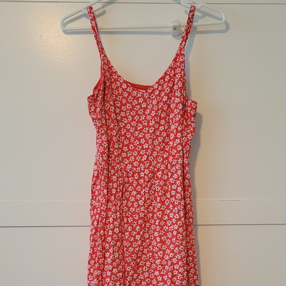 Old Navy Flare Floral Cami Midi Dress